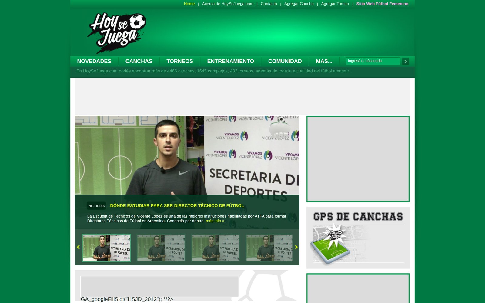 Portada de HoySeJuega.com